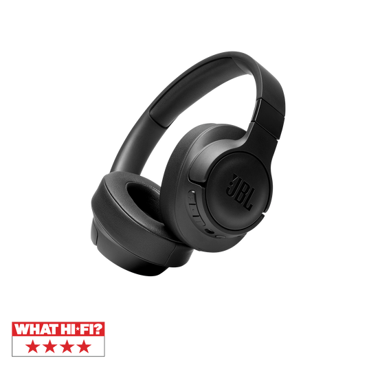 JBL Tune 750BTNC - Black - Wireless Over-Ear ANC Headphones - Hero